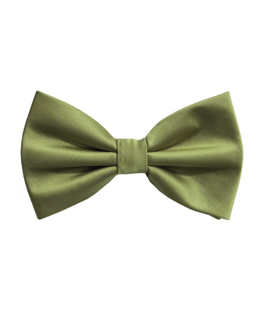 Brand Q Adjustable Solid Pre-tied Bowtie Bow Tie and Hankie