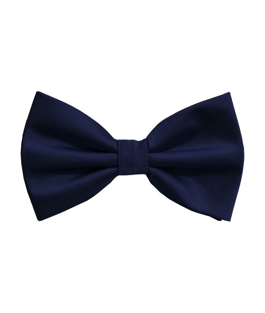 Brand Q Adjustable Solid Pre-tied Bowtie Bow Tie and Hankie