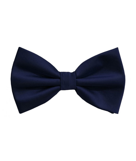 Brand Q Adjustable Solid Pre-tied Bowtie Bow Tie and Hankie