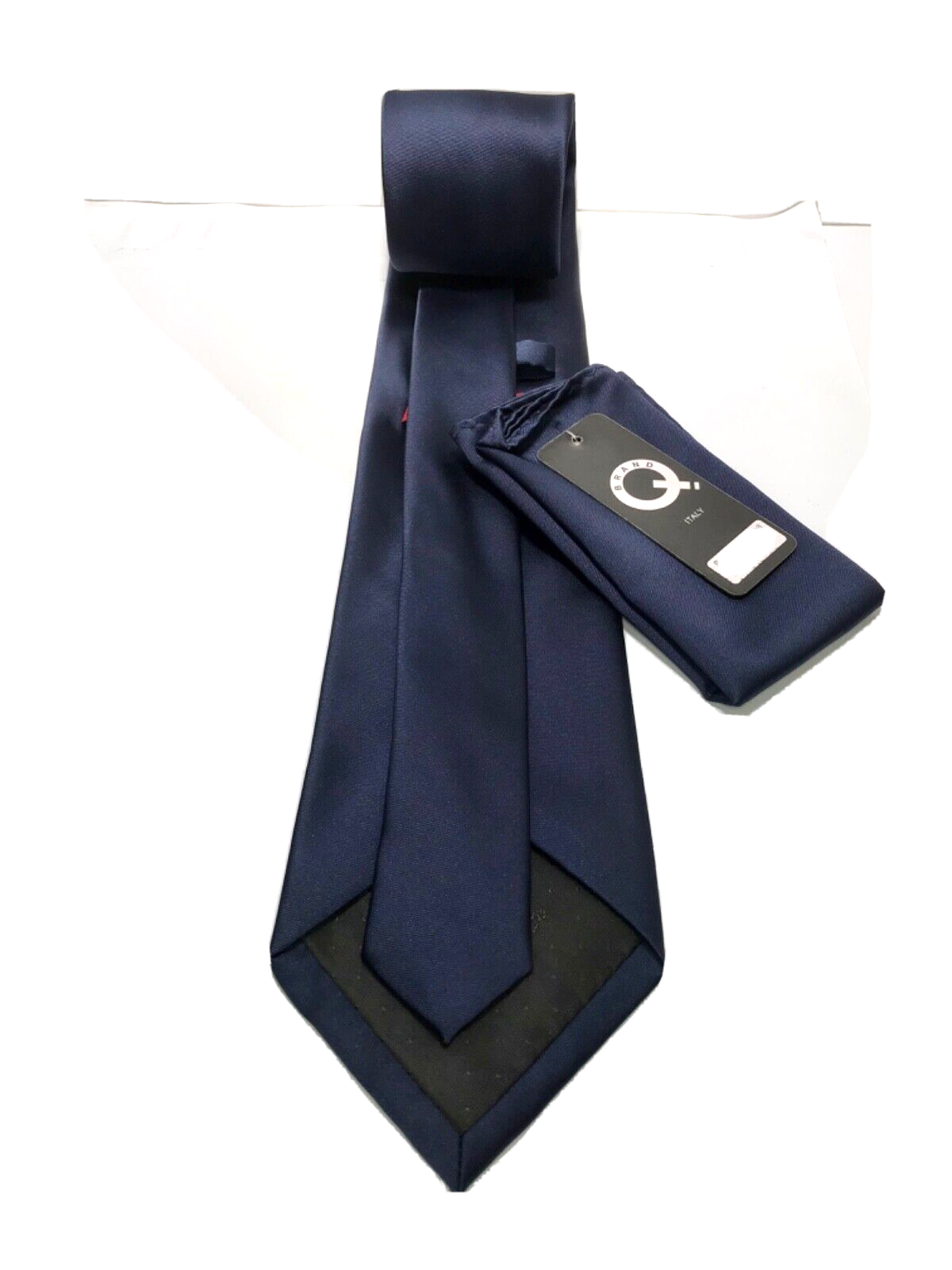 Brand Q Skinny 2.75” Microfiber Tie Necktie & Pocket Square Solid