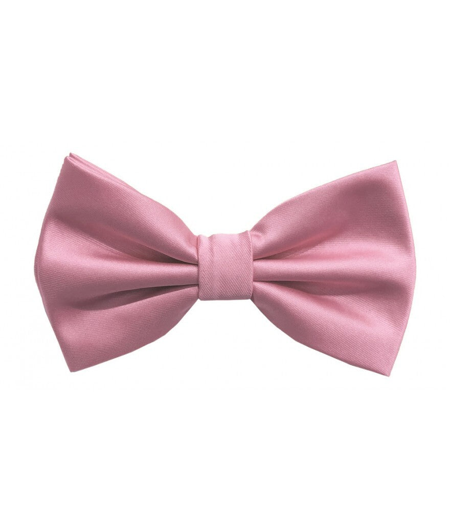 Brand Q Adjustable Solid Pre-tied Bowtie Bow Tie and Hankie